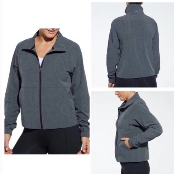 CALIA Carrie Underwood Laser Cut Zip Up Jacket M - Picture 1 of 12
